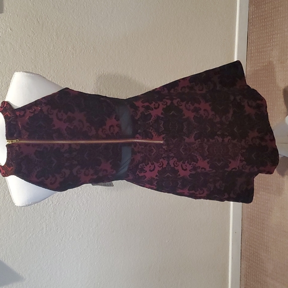 Windsor burgundy / black dress NWT - Picture 4 of 11